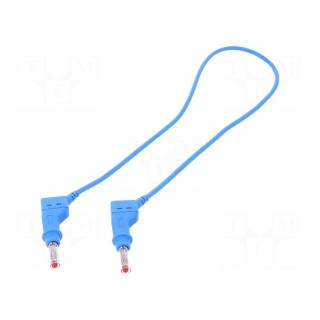 Connection cable | 32A | banana plug 4mm,both sides | Len: 0.5m