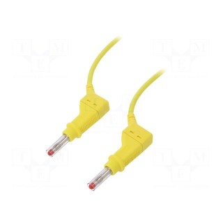 Connection cable | 32A | banana plug 4mm,both sides | Len: 1m