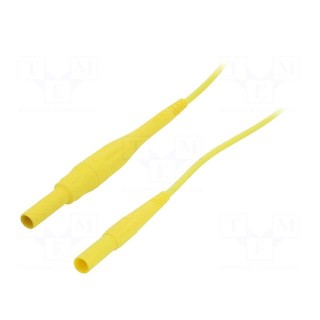 Connection cable | 8A | banana plug 4mm,both sides | Urated: 1kV