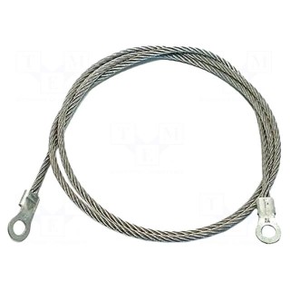 Ground/earth cable | ring terminal,both sides | Len: 3.05m