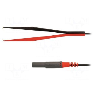 Kelvin cable | 70VDC | 1A | Len: 1.5m | red and black