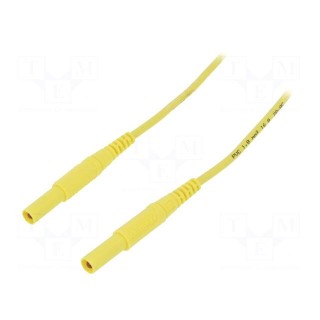 Test lead | 16A | banana plug 4mm,both sides | with protection