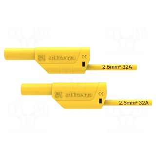Test lead | 32A | banana plug 4mm,both sides | Urated: 1kV | Len: 1.5m