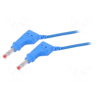 Test lead | 32A | 4mm banana plug-4mm banana plug | Len: 2m | blue