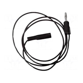 Test lead | 5A | banana plug 4mm,aligator clip | Urated: 600V | black