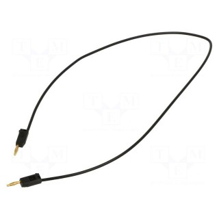 Test lead | 60VDC | 30VAC | 10A | banana plug 2mm,both sides | black