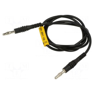 Test lead | 60VDC | 30VAC | 15A | banana plug 4mm,both sides | Len: 1m