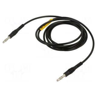 Test lead | 60VDC | 30VAC | 15A | banana plug 4mm,both sides | Len: 2m