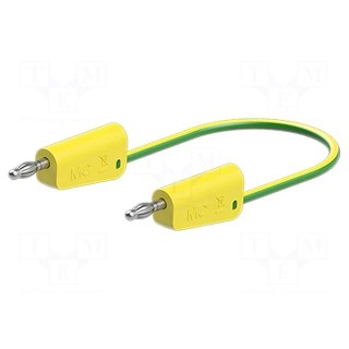 Test lead | 60VDC | 30VAC | 19A | banana plug 4mm,both sides | Len: 1m