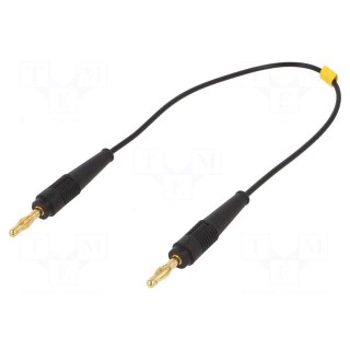 Test lead | 60VDC | 30VAC | 19A | banana plug 4mm,both sides | black