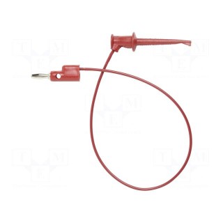 Test lead | 60VDC | 30VAC | 5A | clip-on hook probe,banana plug 4mm