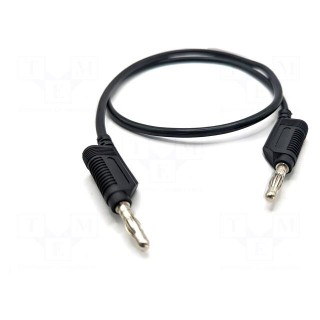 Test lead | 60VDC | 32A | banana plug 4mm,both sides | Len: 1m | black
