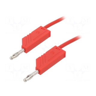 Test lead | 60VDC | 32A | with 4mm axial socket | Len: 0.5m | red