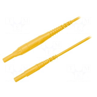 Test lead | 8A | 4mm banana plug-4mm banana plug | Len: 1m | yellow