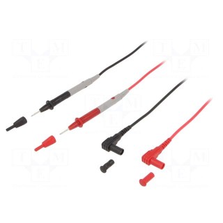 Test leads | Inom: 10A | Len: 0.67m | test leads x2 | red and black
