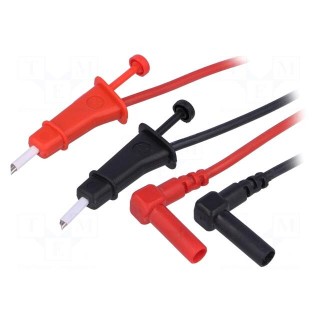 Set of test leads | Urated: 300V | Len: 1m | 2x test lead