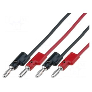 Test leads | Urated: 30V | Inom: 15A | Len: 0.9m | test leads x2