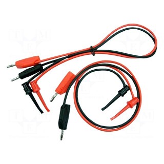 Test leads | Urated: 30VAC | Urated: 60VDC | Inom: 5A | Len: 0.53m