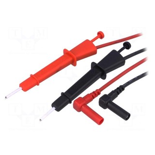 Set of test leads | Urated: 600V | Len: 1m | 2x test lead