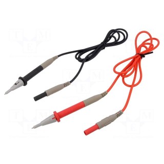 Set of measuring probes | 10A | Wire insul.mat: silicone