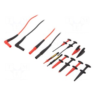 Test leads | red and black