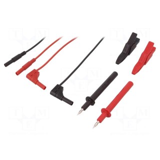 Test leads | red and black | 972340001