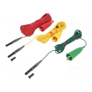 Test leads | red,green,yellow | KEW4105DL