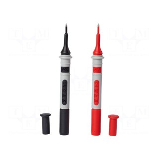Test probe | 10A | red and black | Socket size: 4mm | 2pcs.