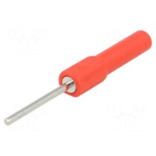 Probe tip | 19A | red | Tip diameter: 2mm | Socket size: 4mm