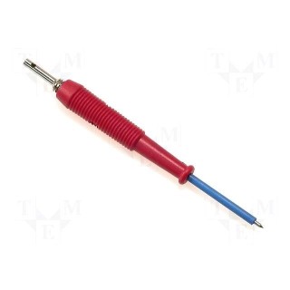 Test probe | red | Plating: nickel plated | Application: SMD