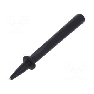 Test probe | 32A | black | Tip diameter: 4mm | Socket size: 4mm