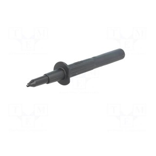 Test probe | 32A | black | Tip diameter: 4mm | Socket size: 4mm