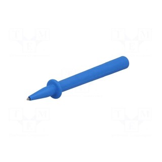 Test probe | 32A | blue | Tip diameter: 4mm | Socket size: 4mm