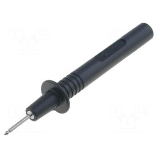 Test probe | 36A | black | Tip diameter: 2mm | Socket size: 4mm