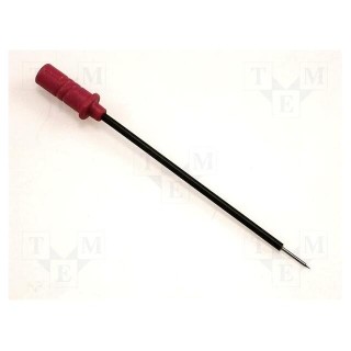 Probe tip | 60V | red | Tip diameter: 0.75mm | Socket size: 0.64mm