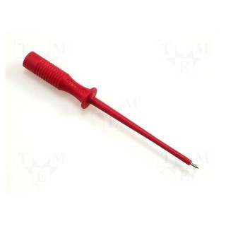 Probe tip | 60V | red | Tip diameter: 1mm | Socket size: 2mm | 973531101