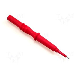 Probe tip | red | Tip diameter: 0.75mm | Socket size: 4mm