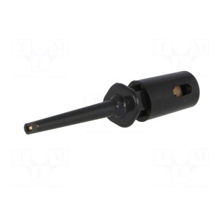 Clip-on probe | hook type | 0.3A | 60VDC | black | Overall len: 40mm