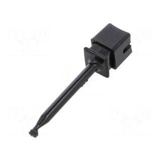 Clip-on probe | hook type | 10A | 1kVDC | black | 63mm