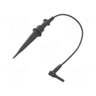 Clip-on probe | hook type | 1kVDC | black | Grip capac: max.4.3mm