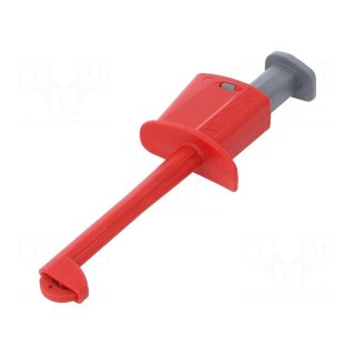 Clip-on probe | hook type | 20A | red | 137mm