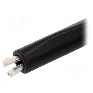 Clip-on probe | pincers type | 20A | black | 1kV | 4mm