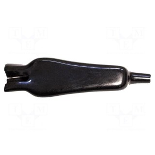 Insulator | 3kV | black | Application: BU-27 | Mat: PVC | 79mm