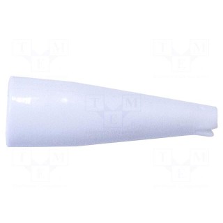 Insulator | 3kV | white | PVC | 30mm | BU-30