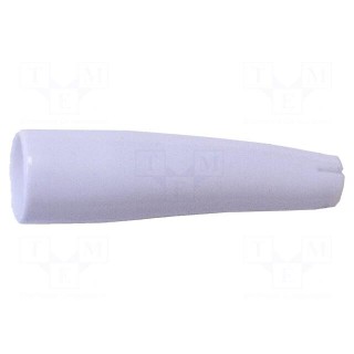 Insulator | 3kV | white | PVC | 46mm | BU-70
