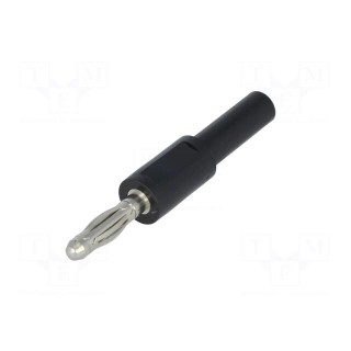 Adapter | banana 2mm socket,banana 4mm plug | 10A | 70VDC | black