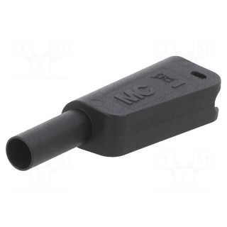 Case | 19A | black | 55.4mm | for banana plugs