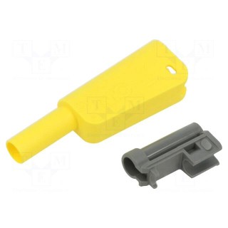 Case | 32A | yellow | 55.4mm | for banana plugs