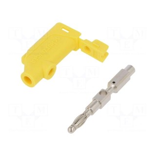 Plug | 4mm banana | 32A | 70VDC | Max.wire diam: 4mm | 3mΩ