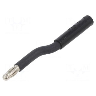 Adapter | 25A | black | nickel plated | banana 4mm socket